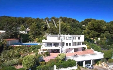 SOLE AGENT- SECURE PRIVATE ESTATE – EXCEPTIONAL CONTEMPORARY VILLA – PANORAMIC SEA VIEWS FROM EVERY ROOM for sale for 4,200,000&euro; in Alpes-Maritimes, Provence-Alpes-Côte-d'Azur