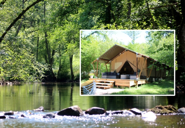 5 Bedroom(s) - 3 Bathroom(s) - 0 m² land for sale in Allier, Auvergne, France - FrenchPropertyPortal.com Unique riverside glamping campsite in the heart of the Auvergne for sale for 415,000€ in Allier, Auvergne