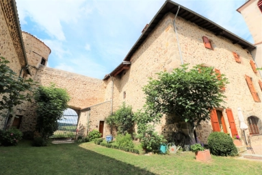 Former 12th century priory, converted to a beautiful character residence for sale for 540,000€ in Haute-Loire, Auvergne
