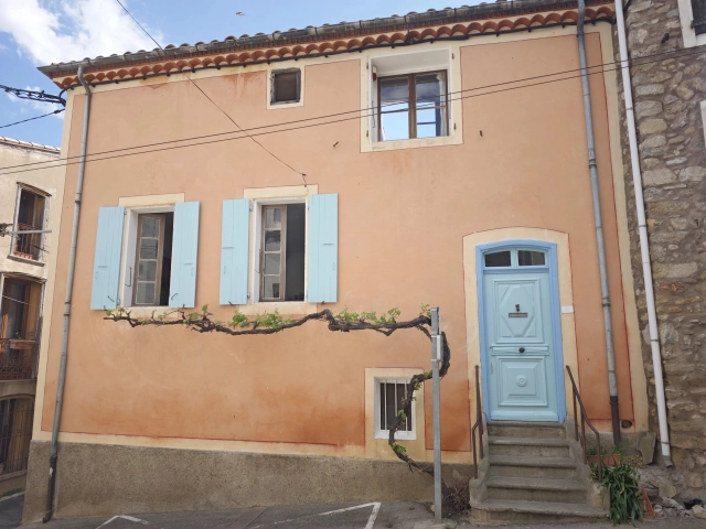 Elegant village house with roof terrace and ground floor apartment for sale for 185,000&euro; in Aude, Languedoc-Roussillon