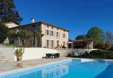 8 Bedroom(s) - 6 Bathroom(s) - 10,271m² land for sale in Tarn, Midi-Pyrénées, France - FrenchPropertyPortal.com 5 bedroom property with 3 bedroom cottage, pool, 2.5 acres of land and stunning views for sale for 795,000€ in Tarn, Midi-Pyrénées
