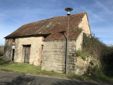 Attractive stone barn to renovate for sale for 20,000&euro; in Indre, Centre