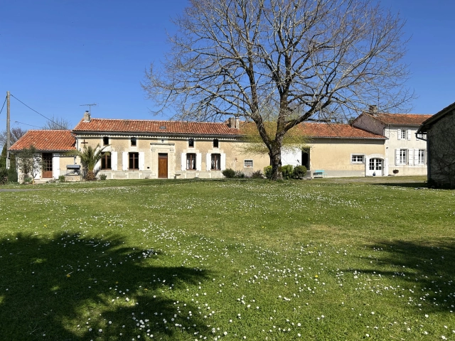 Two character properties with outbuildings and income potential for sale for 318,000&euro; in Charente, Poitou-Charentes