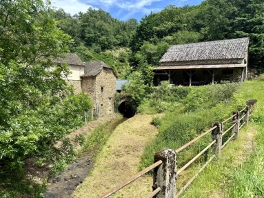 Rieupeyroux – Stone House and Converted Mill in the Aveyron Countryside for sale for 349,000&euro; in Aveyron, Midi-Pyrénées