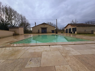 3 Bedroom(s) - 1 Bathroom(s) - 6,840m² land for sale in Lot-et-Garonne, Aquitaine, France - FrenchPropertyPortal.com Stone house with sleek moderne pool for sale for 267,500€ in Lot-et-Garonne, Aquitaine