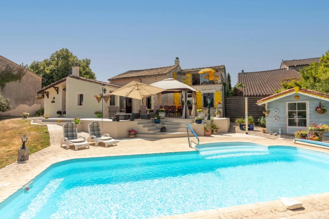 Lovely views from this charming house for sale for 424,000&euro; in Charente, Poitou-Charentes