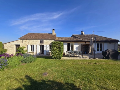 Timeless Stone Residence with Guest Cottage and Panoramic Views near Eymet for sale for 349,950&euro; in Dordogne, Aquitaine