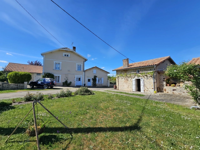 4 Bedroom(s) - 4 Bathroom(s) - 3,994m² land for sale in Charente, Poitou-Charentes, France - FrenchPropertyPortal.com Charming 3-Bedroom Home with Guest Annexe, Cottage to Renovate & Exceptional Features for sale for 295,000€ in Charente, Poitou-Charentes