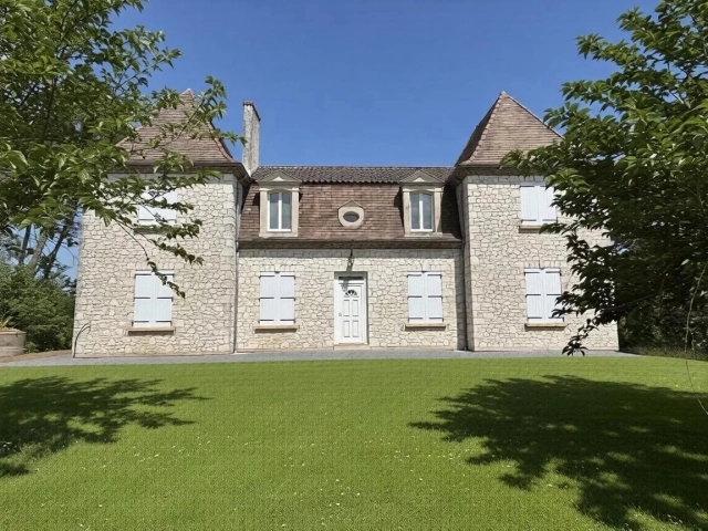 Large family home in quiet location close to amenities for sale for 392,200&euro; in Dordogne, Aquitaine