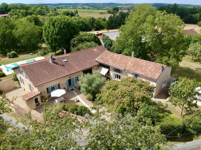 Secluded home with two gites offering income opportunities for sale for 425,000&euro; in Dordogne, Aquitaine