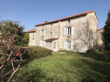 Old farmhouse with 3 bedrooms, barn, and outbuildings, great potential, Ruffec area for sale for 183,600&euro; in Charente, Poitou-Charentes