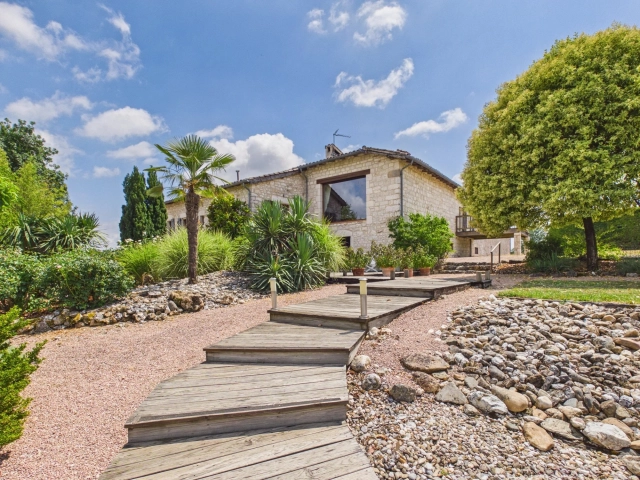 Elegant Stone Farmhouse with Bespoke 18m Pool and 17.45 Hectares Near Gaillac for sale for 990,000&euro; in Tarn, Midi-Pyrénées