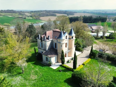 5 Bedroom(s) - 4 Bathroom(s) - 27,546m² land for sale in Lot-et-Garonne, Aquitaine, France - FrenchPropertyPortal.com Elegant 19th-Century Château with Turrets – A Refined Blend of Heritage and Modern Comfort for sale for 907,300€ in Lot-et-Garonne, Aquitaine