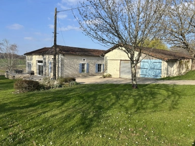 Stunning 4-Bedroom Home with Self-Contained guest house, Glorious Gardens and Breathtaking Views for sale for 360,000&euro; in Charente, Poitou-Charentes