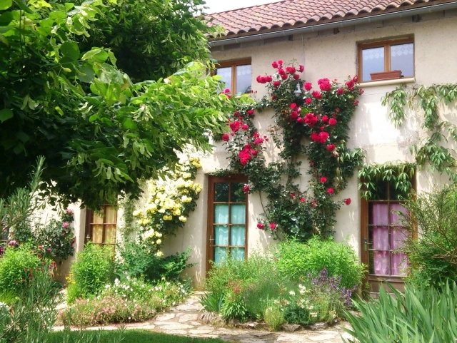 Sector Saint-Cirq-Lapopie: Charming 4 bedroomed house with 2 gites, 1,5 ha of certified organic smallholding and views for sale for 577,700&euro; in Lot, Midi-Pyrénées