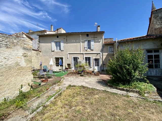 Charming Town House with Garden, Outbuilding and Further Potential in Aigre for sale for 119,900&euro; in Charente, Poitou-Charentes