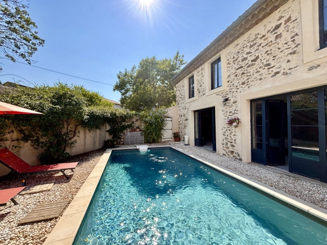 A private Oasis: Beautifully-restored stone house in the heart of the Minervois for sale for 465,000&euro; in Aude, Languedoc-Roussillon
