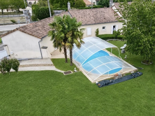 3 Bedroom(s) - 3 Bathroom(s) - 1,564m² land for sale in Charente, Poitou-Charentes, France - FrenchPropertyPortal.com Beautiful single-storey home with pool, large garage and extension potential for sale for 235,000€ in Charente, Poitou-Charentes