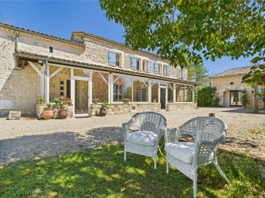 Fabulous Farmhouse with 2 two gites each with its own pool for sale for 695,000&euro; in Lot-et-Garonne, Aquitaine