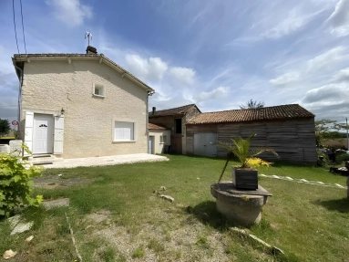 Three-Bedroom Stone House Near Ruffec with Barn and Garden for sale for 172,800&euro; in Charente, Poitou-Charentes