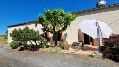 Idyllic French Countryside Property with Stone House, Barns and 4.8 Hectares for sale for 258,000&euro; in Gironde, Aquitaine