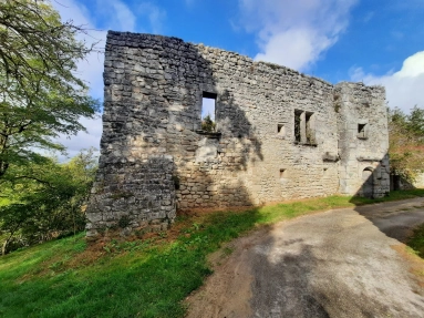 Ruins of a 13th Century castle in the heart of a bastide for sale for 95,000&euro; in Lot-et-Garonne, Aquitaine