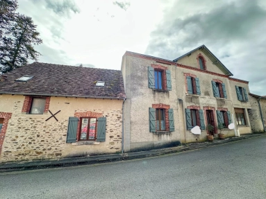 Two lovely village properties, with gorgeous views for sale for 236,600€ in Haute-Vienne, Limousin