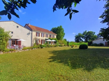 Large Farmhouse with Stunning Views and Gîte Potential for sale for 199,000&euro; in Charente-Maritime, Poitou-Charentes