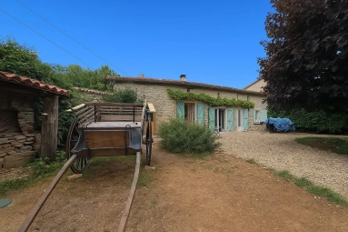 3 Bedroom(s) - 2 Bathroom(s) - 1,545m² land for sale in Charente, Poitou-Charentes, France - FrenchPropertyPortal.com Charming 3-Bedroom Stone Property between Ruffec and Verteuil for sale for 235,400€ in Charente, Poitou-Charentes