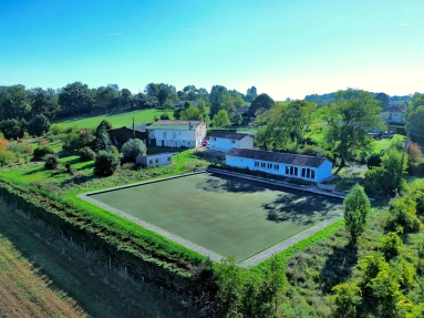 Stone House with Bowling Green, Club House and 2 Gîtes – Near Eymet for sale for 434,600&euro; in Dordogne, Aquitaine