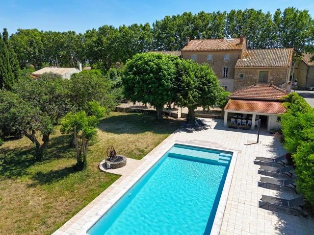 Exceptional Village Manor with Pool and 1,000m² of Barns for sale for 550,000&euro; in Aude, Languedoc-Roussillon