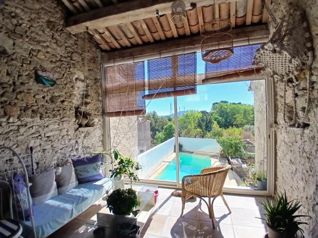 4 Bedroom(s) - 2 Bathroom(s) - 290m² land for sale in Aude, Languedoc-Roussillon, France - FrenchPropertyPortal.com La Redorte - 19th century mansion house, tastefully restored with terraces and pool for sale for 315,000€ in Aude, Languedoc-Roussillon