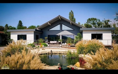 Modern 2-Bedroom Home with Pond in Autevielle-Saint-Martin-Bideren for sale for 399,000&euro; in Pyrénées-Atlantiques, Aquitaine