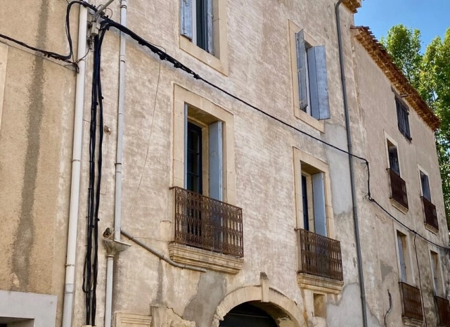 Character Village House With 150 M2 Of Living Space, Covered Terrace, Garage, Near The River. for sale for 209,000&euro; in Hérault, Languedoc-Roussillon