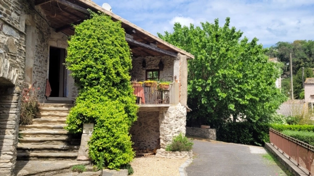 Charming Stone Village House With A Terrace And Gardens - Great Potential, Idyllic Setting. for sale for 315,000&euro; in Hérault, Languedoc-Roussillon