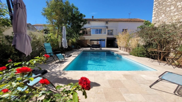 3 Bedroom(s) - 2 Bathroom(s) - 410m² land for sale in Hérault, Languedoc-Roussillon, France - FrenchPropertyPortal.com Charming 1940s Villa Completely Renovated With Garage, Terrace, Heated Swimming Pool And Summer Kitchen. for sale for 349,000€ in Hérault, Languedoc-Roussillon