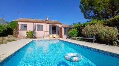 Single Storey Villa With Main Residence And Gite, On A Landscaped Plot Of 599 M2 With Pool. for sale for 237,600&euro; in Hérault, Languedoc-Roussillon