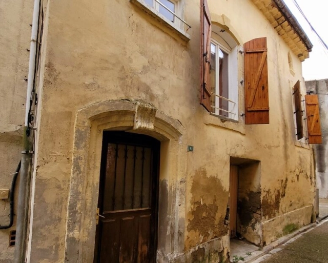 Village House With 45 M2 Living Space, Garage Of 30 M2 And Attic To Convert Of 45 M2. for sale for 55,000&euro; in Hérault, Languedoc-Roussillon