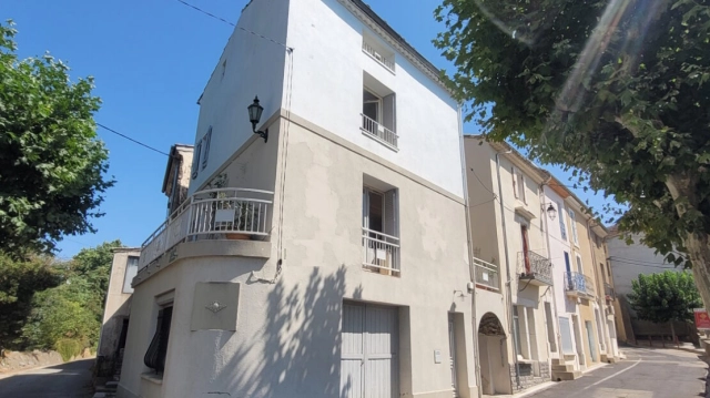 A Charming Sunny Village House With A Garage, Terraces And A Balcony. for sale for 216,000&euro; in Hérault, Languedoc-Roussillon