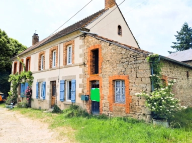 2 Bedroom(s) - 0 m² land for sale in Creuse, Limousin, France - FrenchPropertyPortal.com For sale in Creuse, semi-detached house with large barn. for sale for 62,500€ in Creuse, Limousin