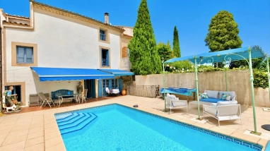 4 Bedroom(s) - 0 m² land for sale in Hérault, Languedoc-Roussillon, France - FrenchPropertyPortal.com Character Village House with Pool, Garage and Countryside Views near Pézenas for sale for 350,000€ in Hérault, Languedoc-Roussillon