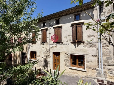 Spacious village house with gardens, terrace and double garage for sale for 190,000&euro; in Aude, Languedoc-Roussillon