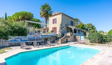 4 Bedroom(s) - 2 Bathroom(s) - 15,000m² land for sale in Lot-et-Garonne, Aquitaine, France - FrenchPropertyPortal.com Private Stone Farmhouse with Gîte, Barn & Panoramic Views! for sale for 365,000€ in Lot-et-Garonne, Aquitaine