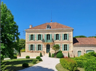 Impressive Restored Manor with 4 separate gites, barns and Valley Views for sale for 1,600,000&euro; in Lot-et-Garonne, Aquitaine