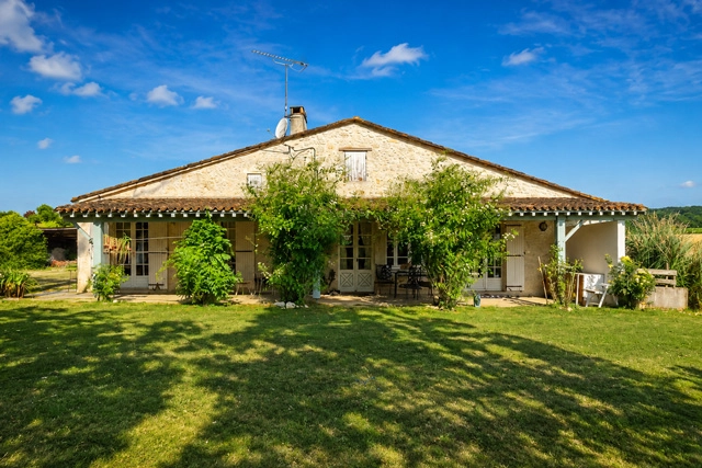 2 Bedroom(s) - 2 Bathroom(s) - 23,920m² land for sale in Lot-et-Garonne, Aquitaine, France - FrenchPropertyPortal.com Charming Stone Farmhouse with Panoramic Countryside Views, 2 Hectares & Superb Outbuildings for sale for 341,000€ in Lot-et-Garonne, Aquitaine