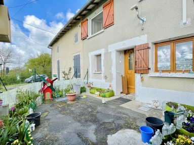 2 Bedroom(s) - 2 Bathroom(s) - 353m² land for sale in Charente, Poitou-Charentes, France - FrenchPropertyPortal.com COMFORTABLE VILLAGE HOUSE, GARAGE, COURTYARD, SEPARATE BUILDING PLOT for sale for 71,500€ in Charente, Poitou-Charentes