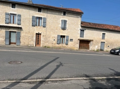 3 Bedroom(s) - 2 Bathroom(s) - 15m² land for sale in Charente, Poitou-Charentes, France - FrenchPropertyPortal.com Large Town House In Ruffec With Garage for sale for 58,000€ in Charente, Poitou-Charentes