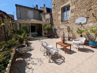 Spacious Town Centre Property With Rented Commercial Premises for sale for 150,500&euro; in Charente, Poitou-Charentes
