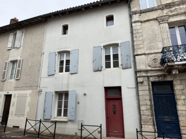 2 Bedroom(s) - 2 Bathroom(s) - 84m² land for sale in Charente, Poitou-Charentes, France - FrenchPropertyPortal.com Charming 2 Bedroom Stone Townhouse in the Heart of Ruffec for sale for 65,000€ in Charente, Poitou-Charentes