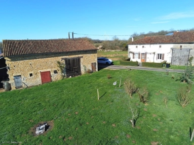 1 Bedroom(s) - 1 Bathroom(s) - 2,110m² land for sale in Charente, Poitou-Charentes, France - FrenchPropertyPortal.com Nanteuil-En-Vallée : Maison to Refresh With a Fabulous Barn for sale for 75,000€ in Charente, Poitou-Charentes
